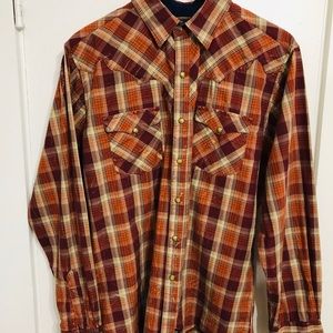 Wrangler Western Shirt With Pearl Snaps